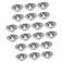 GOOHOCHY 20Pcs Tart Molds Multi Function Muffin Cups Baking Accessory Non Stick Tart Molds for Baking Tartlets Pies Quiches and Muffins