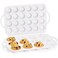CAKETIME Silicone Muffin Pans for Baking, Metal Reinforced Frame Regular 12 Cups &amp; Mini 24 Cups Cupcake Pan Nonstick Muffin Pan for Homemade Baking Easy to Handle