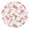 QUICQOD Mouse Pad,Round Mouse Pad,Coquette Pink Bow Boot Cowgirl Mouse Pad,Trendy Preppy Non-Slip Rubber Base Mousepads for Home Office Dorm Desk Decor,Teen Girl Gifts,8.7 x 8.7 Inch