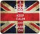 Keep Calm and Carry On Mouse Pad,Retro Style British Flag Mouse Pads by VIVIPOW(TM)