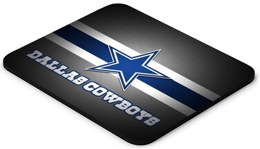 Gaming Mouse Pad, Sport Football Mousepad with Non-Slip Rubber Base for Laptop Computer Desktop Game Mat,Fans Gift Blue White White Design, Boy Husband Gift