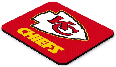 Gaming Mouse Pad, Sport Football Mousepad with Non-Slip Rubber Base for Laptop Computer Desktop Game Mat,Fans Gift Red Design, Boy Husband Gift