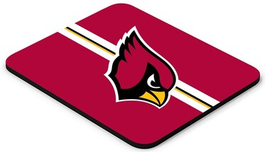 Gaming Mouse Pad, Sport Football Mousepad with Non-Slip Rubber Base for Laptop Computer Desktop Game Mat,Fans Gift Red White Design