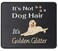 Funny It&rsquo;s Golden Glitter Mouse Pad - Golden Retriever Gifts for Dog Lover - Dog Gift - Dog Owner, Puppy Lover Mouse Mat 9.5 Inch