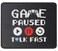 Game Paused Funny Mouse Pad - Gamer Video Game Player Boys Teens Men Mousepad 9.5 Inch - Funny Gifts Gaming Mouse Mat