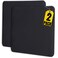 1InTheOffice Mouse Pads, 9" x 7.5", Black, 2 Pack