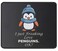 Pawpy Mate Funny Cute Penguin Mousepad - Office Gaming Accessories Working Mousepads 9.5 inch - Gift Idea for Penguin Lovers, Women, Men - Animal Lovers Gifts for Best Friends