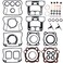 BIGLKNM 57 PCS Top &amp; End Bottom Engine Gasket Kit for 1996-2003 Sportster 883 XL883 1200 Sport XLH1200S 1200 Custom XLH1200C Motorcycle Complete Gasket Seal Kit