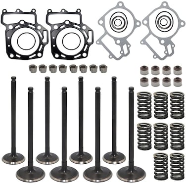 HWKWAZ Engine Intake Exhaust Valve Gasket Kit Compatible with Kawasaki Brute Force 750 2005-2022 TERYX 750 2008-2013