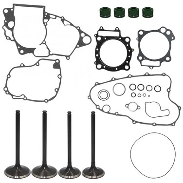 HWKWAZ Engine Intake Exhaust Valve Gasket Kit Compatible with Honda CRF450R 2002-2006