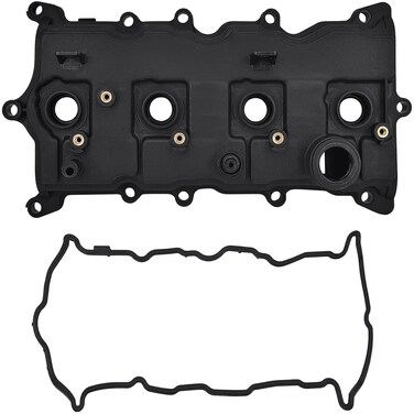 BDFHYK Engine Valve Cover with Gasket Compatible with 2007-2013 Nissan Altima L4 2.5L 2007-2012 Nissan Sentra L4 2.5L 13270JA00A 13264JA00A 13264JG30C