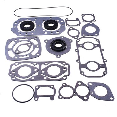 Carbpro 611103 Gaskets kit for 1982-1990 Kawasaki JS 550 Watercraft Complete Gasket Kit with Oil Seals