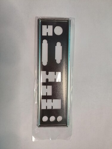 SONXIAVIVO I/O IO Shield Motherboard Backplate Chassis Blank Replacement for MSI B450M PRO-VDH PLUS Motherboard Rear Baffle