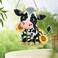Diamond Art Painting Hanging Pendant DIY Cow 5D Special Shape Crystal Diamond Art Partial Mosaic Making Craft Wreath Ornaments, Christmas Ornaments Home wall decor window decoration Handmade Gift