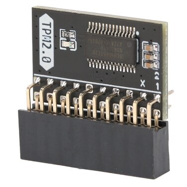 TPM 2.0 Module for Win11 for , 20Pin 2 10P Encryption Security Module, TPM 2.0 Module 2.54mm Pitch DDR4 Memory Module for Computer Motherboard