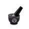 Samhita Tree of Life Natural Stone Mortar &amp; Pestle Mortar Diameter- 3.75"x 2.75" Pestle-5" x 1.5
