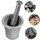 Cast Iron Mortar and Pestle Rock-Ore Crusher Mortar Large Size 6.5KG