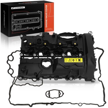 A-Premium Engine Valve Cover, with Gasket &amp; Bolts, Compatible with BMW 230i, 230i xDrive, 320i, 330e, 330i, 330i GT xDrive, 330i xDrive, 430i, 430i xDrive, 530e, 530i, 740e xDrive, X2 &amp; Mini Cooper