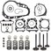 HQLP Engine Intake Exhaust Valves Seals Tappet Spring Cotter Gasket Kit for Suzuki Quadsport 400 Z400 LTZ400 LT-Z400 2003-2008