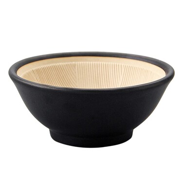 DOITOOL Guacamole Japanese Bowl Reusable Traditional Zen Table Grinding Bowl Handmade Food Garlic Bowl for Home Kitchen