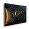 Framed Cool Space Theme Galaxy Astronomy Canvas Wall Art Universe Solar System Poster Planets Decor For Kids Living Room Bedroom Home Office Artwork Gift Ready To Hang(12x16 Inches)