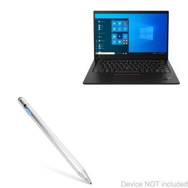 BoxWave Stylus Pen Compatible with Lenovo ThinkPad X1 Carbon Gen 8 (14in) - AccuPoint Active Stylus, Electronic Stylus with Ultra Fine Tip - Metallic Silver
