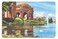 Palace of Fine Arts San Francisco - United Air Lines - Vintage Airline Travel Poster by Tom Hoyne c.1960s - Master Art Print (Unframed) 12in x 18in