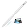 Active Stylus Digital Pen for Dell Laptop Touch Screen Pencil, Ultra Fine Tip Touch-Control and Type-C Rechargeable Stylus Pens for Dell Laptop Touch Screen,Good at Drawing and Sketching,White