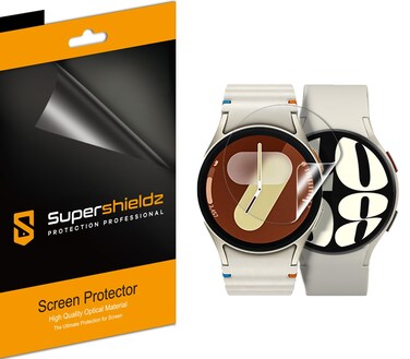 Supershieldz (6 Pack) Designed for Samsung Galaxy Watch 7/6/5/4 (40mm) and Galaxy Watch FE (40mm) Screen Protector, High Definition Clear Shield (PET)