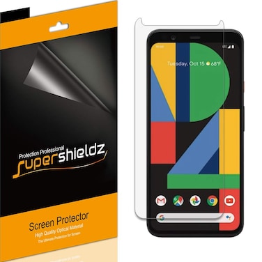 Supershieldz (6 Pack) Designed for Google Pixel 4 Screen Protector, High Definition Clear Shield (PET)
