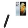 BoxWave Stylus Pouch Compatible with Samsung Galaxy S21 Ultra (Stylus Pouch Stylus PortaPouch, Stylus Holder Carrier Portable Self-Adhesive for Samsung Galaxy S21 Ultra - Jet Black