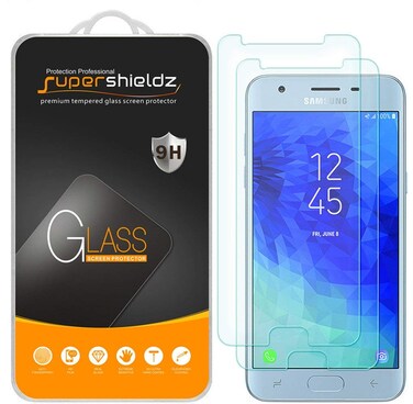 Supershieldz (2 Pack) Designed for Samsung (Galaxy Sol 3) Tempered Glass Screen Protector, 0.33mm, Anti Scratch, Bubble Free