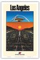 Los Angeles - United Air Lines - LAX Theme Building - Vintage Airline Travel Poster by Pete Turner c.1979 - Master Art Print (Unframed) 12in x 18in