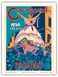 Panama Carnaval de (Carnival of) Feb 22-25 1936 - Viva La Reina (Hail to the Queen) - Vintage Carnival Poster - Master Art Print (Unframed) 9in x 12in