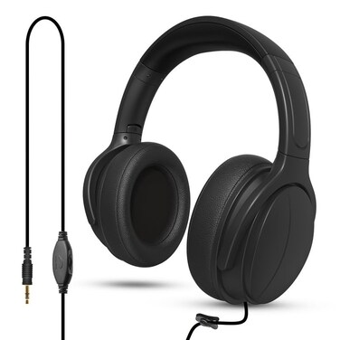 WMSZMSM Extra Long Cord Wired Headphone for TV and PC for TV Watching for Seniors with Volume Control Wired Headphones with Long Cord Length(19.6FT)