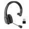COMEXION Trucker Bluetooth Headset V5.0, Wireless Headset with Noise Canceling&amp;Mute Microphone for Cell Phones, On Ear Bluetooth Headphone for Computer, Zoom Meetings, Skype, Home Office