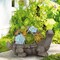 GIGALUMI 11.5 Inch Solar Garden Statues Turtle Figurine Lights for Outside Garden Decor, Yard Decorations Outdoor Housewarming Gifts for Mom, Women for Mothers Day