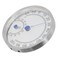 Round Thermometer Stainless Steel Outdoor Thermometer Hygrometer Large Weather Thermometer Heat (Without Holder)