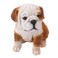 English Bulldog Puppy Statue, Bulldog Sculpture Decor Weatherproof Lovely for Patio (Sitting Bulldog)