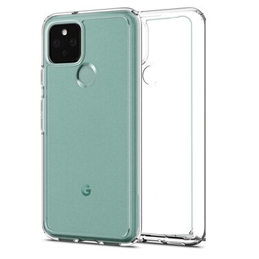 for Google Pixel 5 Clear Case, Transparent Shockproof Silicone Soft Phone Case Cover for Pixel 5