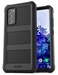 ENCASED Falcon Armor for Samsung Galaxy S20 FE Case, Protective Heavy Duty Full Body Phone Case (Black)