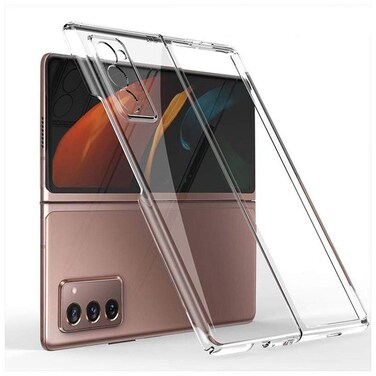 VIESUP for Galaxy Z Fold 2 5G Phone Case, Scratch-Resistant Protective Cases for Samsung Galaxy Z Fold 2 5G Ultra-Thin PC All-Inclusive Tup Soft Shell Case (Frosted)