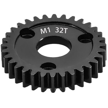 M1 Spur Gear 1.0 Metric Pitch 34-Tooth, 30T 32T 34T 36T 38T 40T 42T 44T 46T 48T 50T 52T Spur Gear Mod 1 for TRAXXAS Slayer Pro 4X4 Revo 3.3 ARRMA HPI HOBAO LOSI, Hardened Steel Upgrade Part Gear (34T)