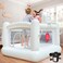 iLink-outer White Bounce House with Electric Pump Kids Ball Pit Bounce House for Kids 3-6 Kid Indoor or Outdoor Playhouse Bouncy Castle Commercial PVC Materials Kiddie Pools