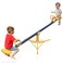 Teeter Totter, Seesaw for Kids Outdoor Play Toys, See Saw for Toddlers Ages 3-7 Heavy Duty, 360 Spin Triangle Base, Safe Round Handle, Child Size Indoor Playground Equipment, Christmas Birthday Gift
