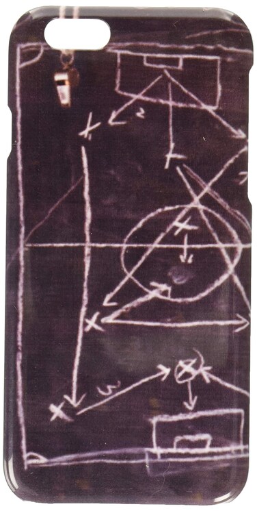 soccer / football tactics blackboard and whistle of a trainer o cell phone cover case iPhone6