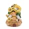 Hodao Gnome Figurine Decorations Indoor Home Decor Sweet Life Bee Gnome - The Sweetness and Warmth of Nature - Summer Garden Patio Gnome Sculpture Decorations (Bees gnome)