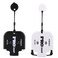 Aiyorse 2Pcs Golf Stroke Counter, Portable Mini Golf Score Clicker with Dial Reset Tool Keychain for 2 Players, Ideal for Golf Games, Competitions, and Practice (Black, White)
