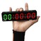 Jhering Gym Timer, Portable, Interval Timer with Rechargeable Battery and Built-in Magnet, LED Digital Anti Vertigo Display, Upgraded Workout Clock for Home Gym Garage Fitness(1" Black 2)