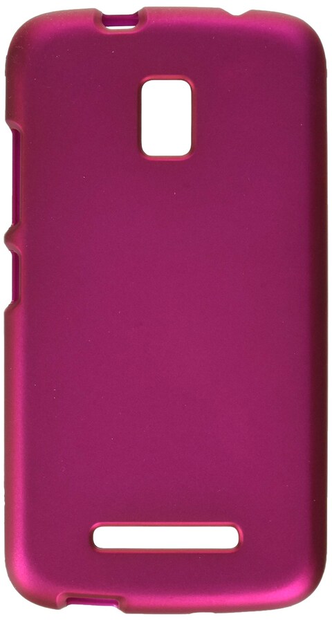 Cell-Pak Pop Mega Rubber Paint Carrying Case for ALCATEL One Touch - Retail Packaging - Rose Red